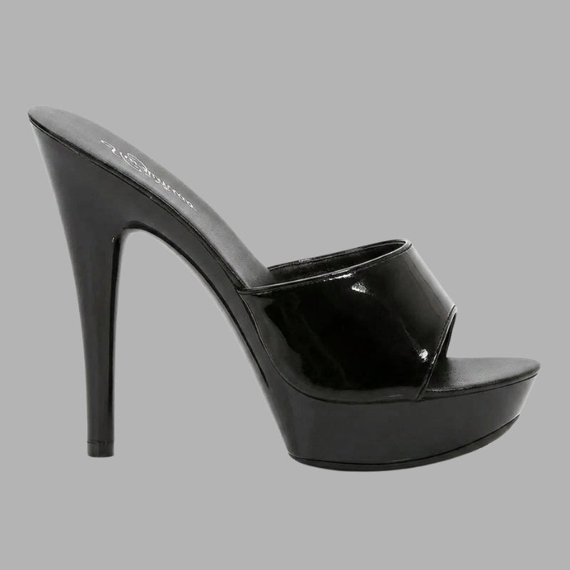 Women's Open Toe High Heel Sandals with Smooth Finish