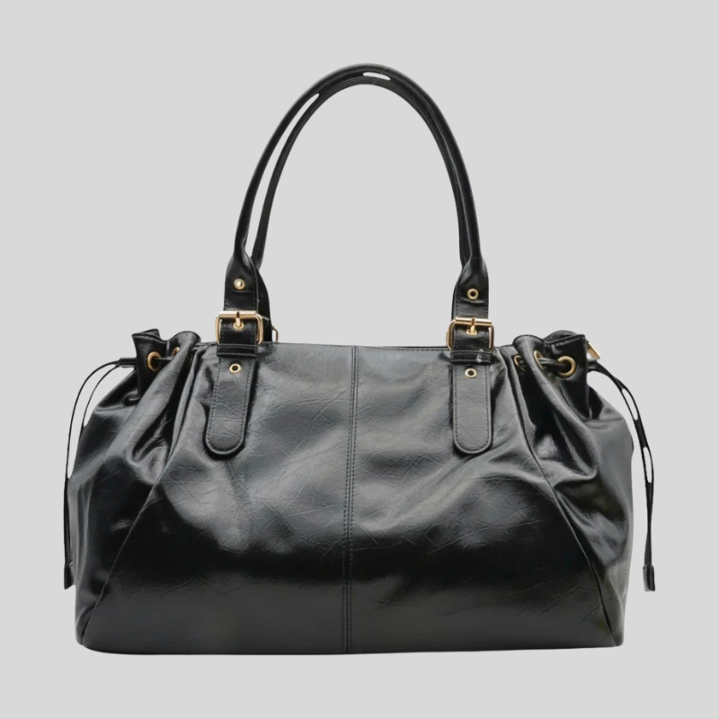 Handbag with Adjustable Strap and Multiple Zipper Compartments