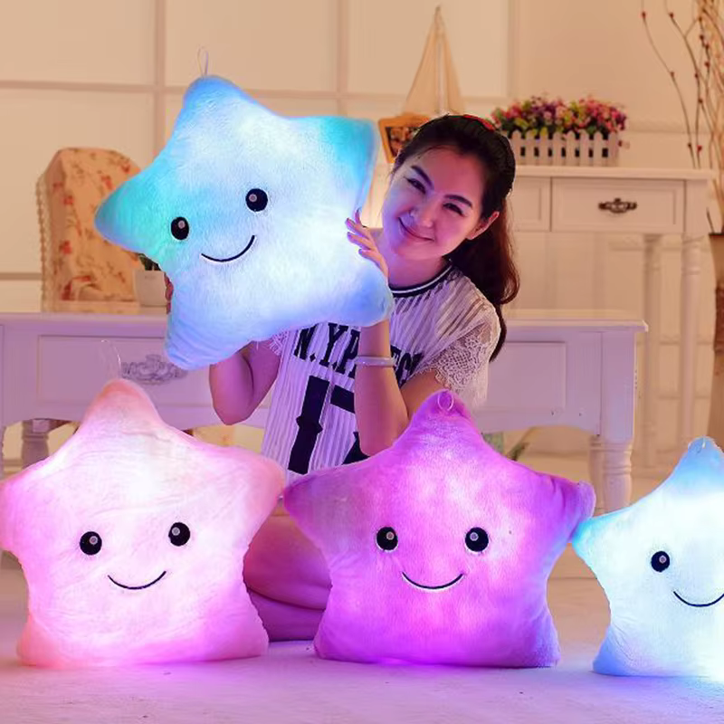 Luminous Pillow Toy with Creative Light Design