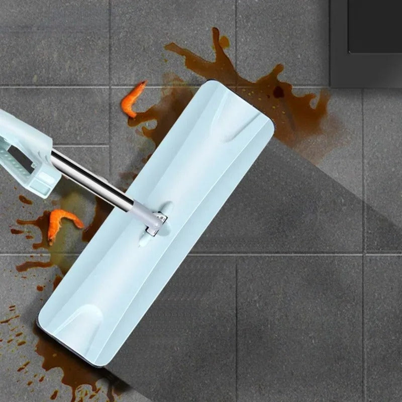 SpinClean – Draaibare Vloermop met Wasbare Mop Pads Velani