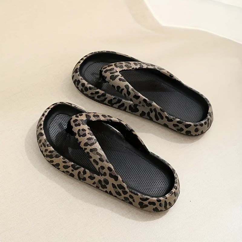 Leopard Print Slippers for Women