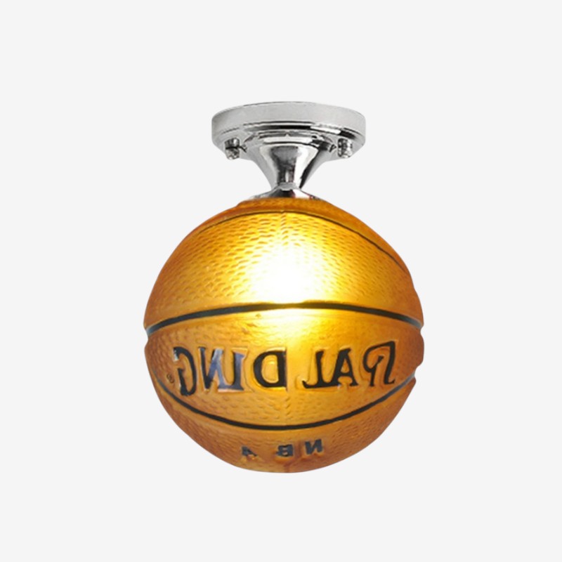 SportGlow – Ronde LED Plafondlamp met Voetbal-geïnspireerd Ontwerp Velani