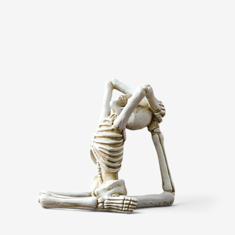 Spooky Resin Skeleton Figurine for Halloween