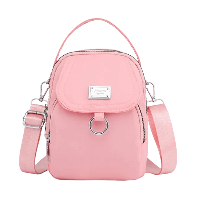 Emma – Handtas met Verstelbare Schouderband en Meerdere Ritsvakken Velani