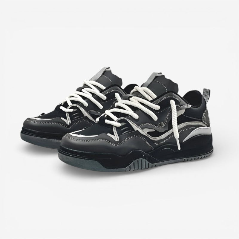Aaron – Round Toe Sneaker with Adjustable Laces