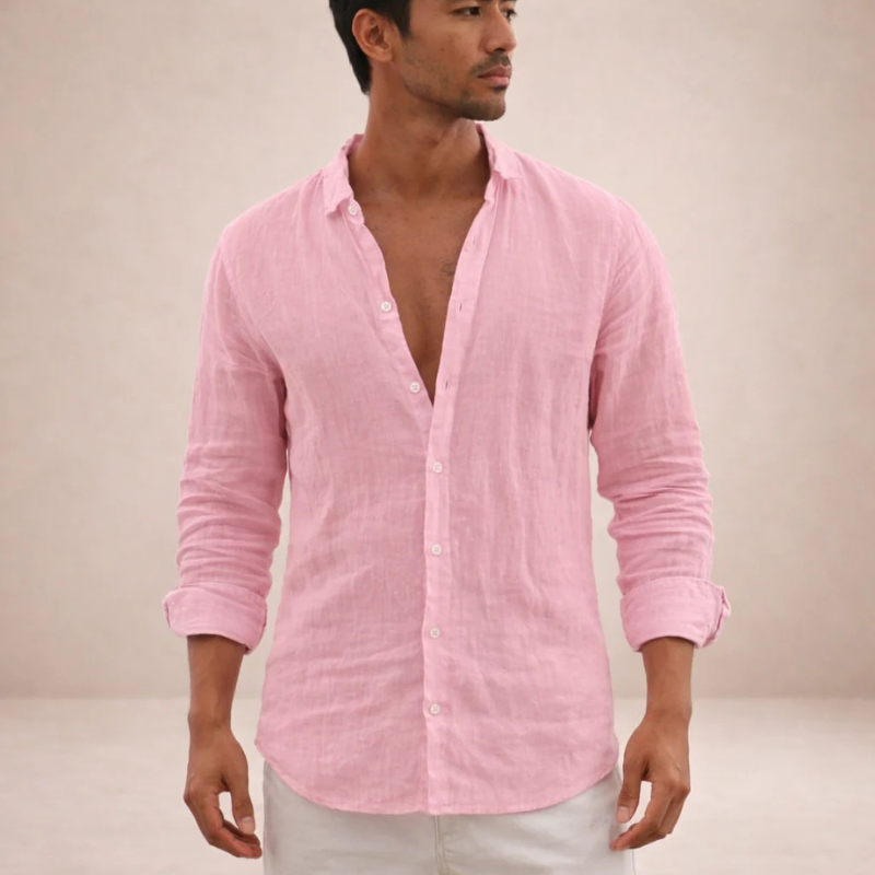 Men's Long Sleeve Button-Down Shirt