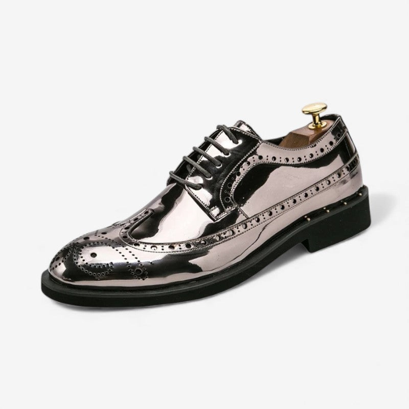 Ethan – Shoes With Lace Up And Pattern Design