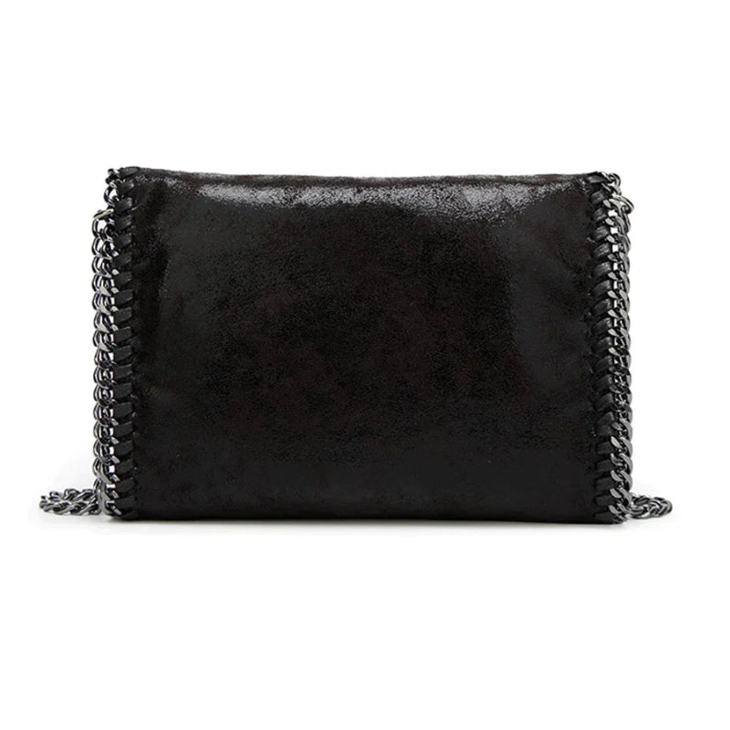 Amelia – Clutch Crossbodytas met Kettingdetail en Ritssluiting Velani