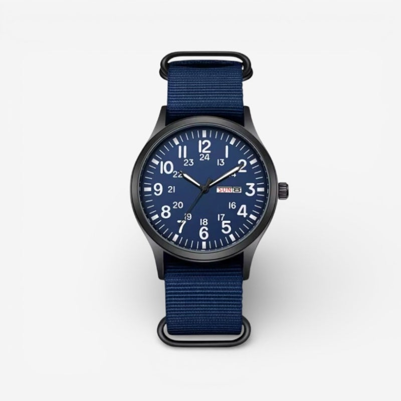 Lucas – Round Watch with Clear Numeric Display