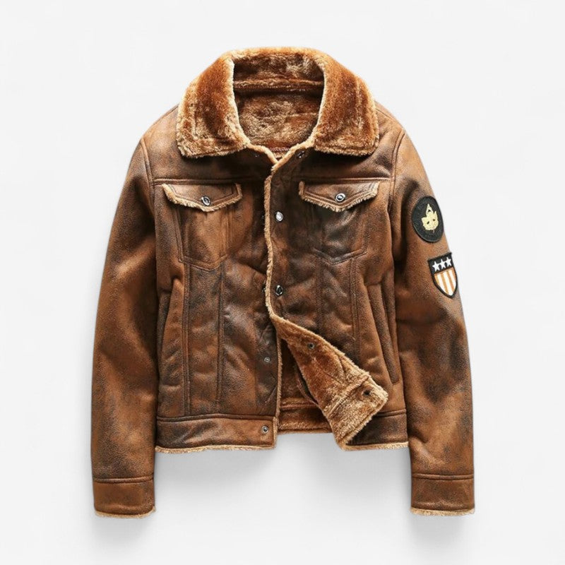 Thomir – Lange mouwen jas met fleece voering en zakken Velani