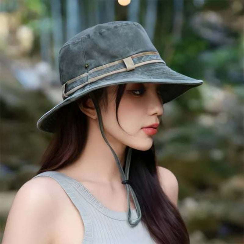 Olivia – Round Hat with Adjustable Band