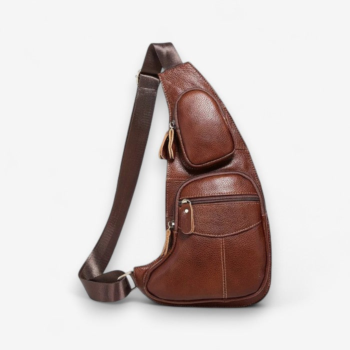 Sophie – Schoudertas met Brede Band en Meerdere Vakken Velani