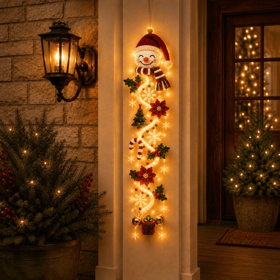 Festipend - Led Christmas Hanging Decoration With Festive Design