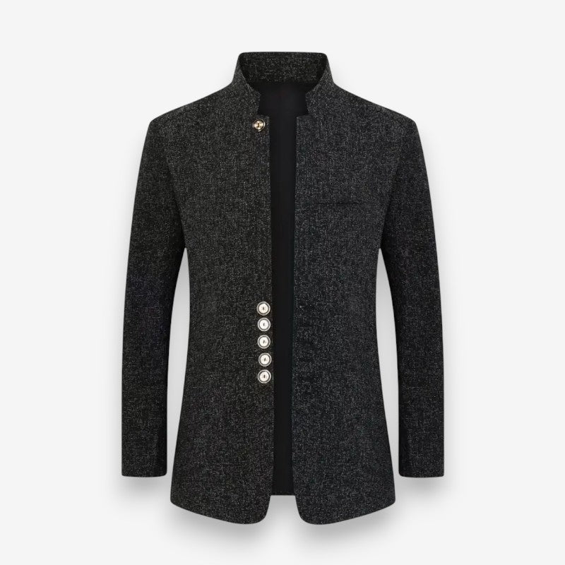 Ethan – Long Sleeve Jacket with Button Detail