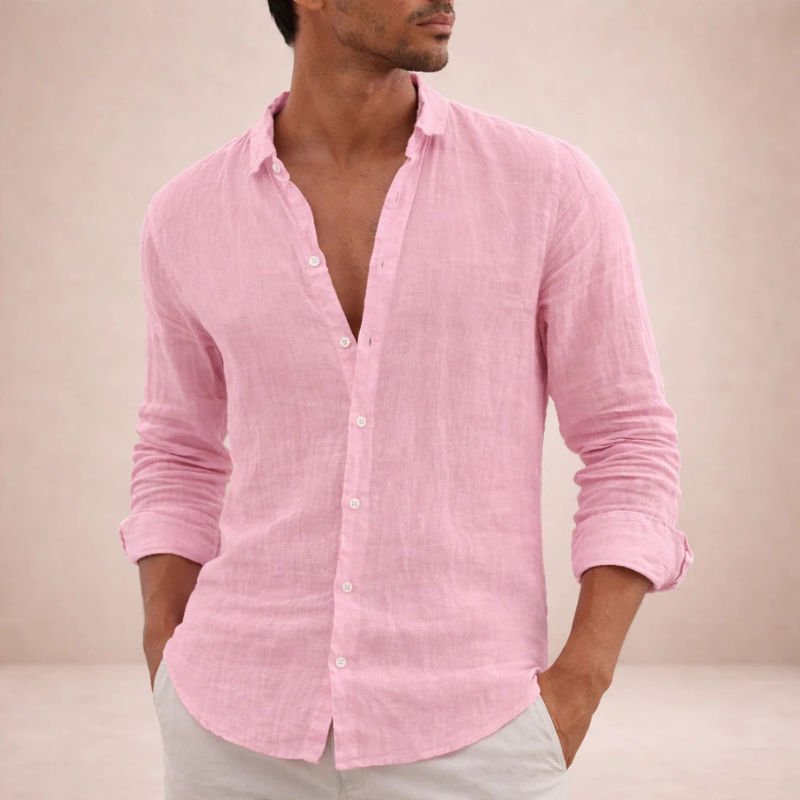 Men's Long Sleeve Button-Down Shirt