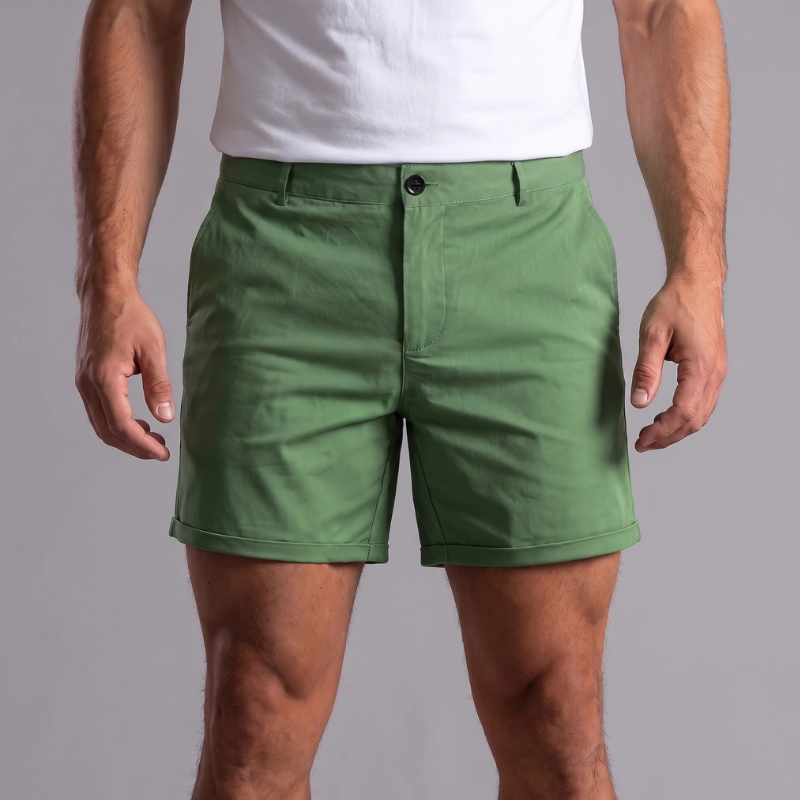 Men's Casual Shorts with Stylish Belt Loops