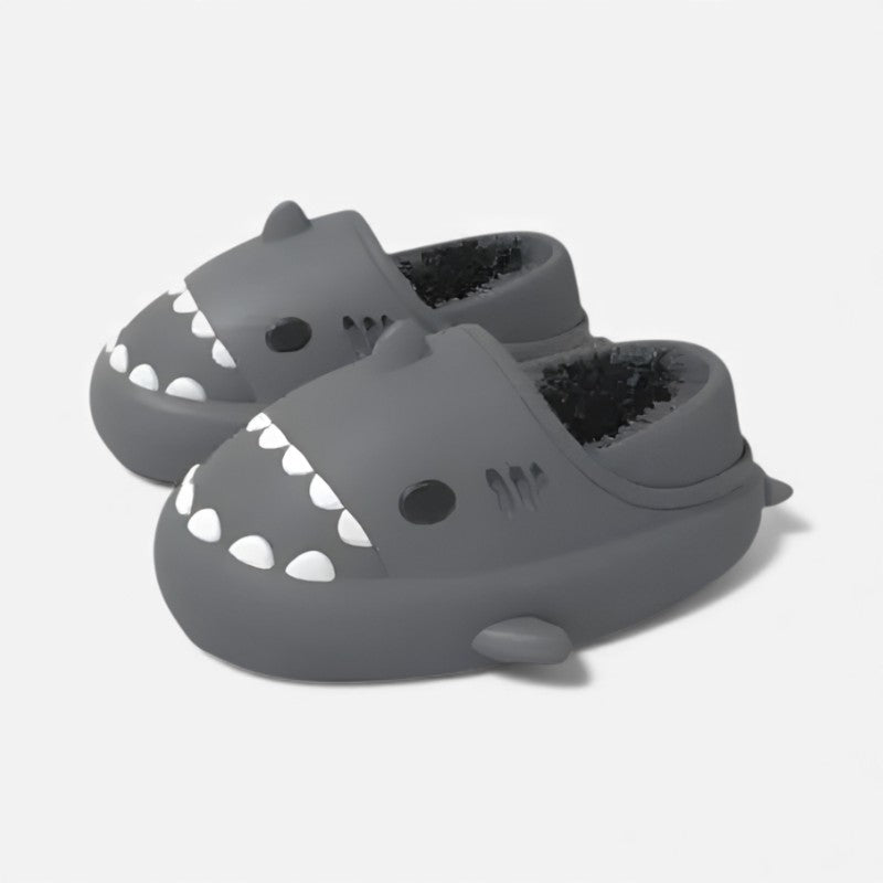 AquaFin – Slippers with Round Toe and Fish Inspired Design