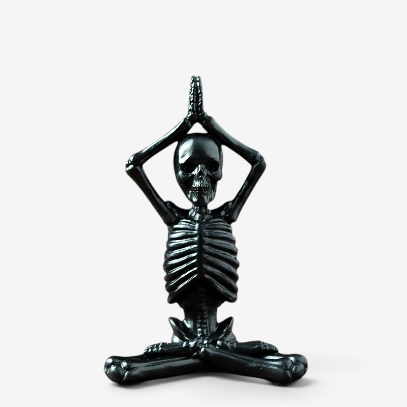 Spooky Resin Skeleton Figurine for Halloween