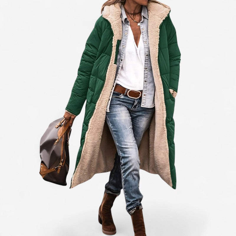 Olivia – Jas met lange mouwen en zakontwerp Velani