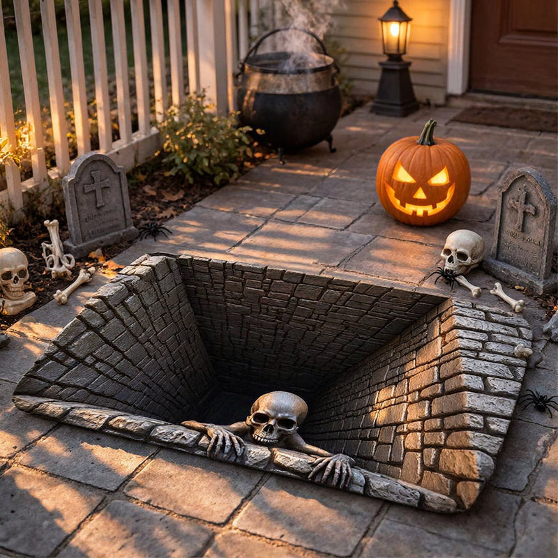 Hallowstep – 3d Halloween Doormat With Optical Illusion