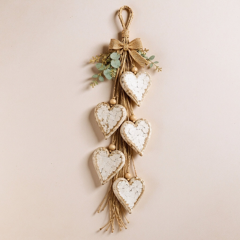 Heartwood - Wooden Heart Wall Decoration With Led Lighting