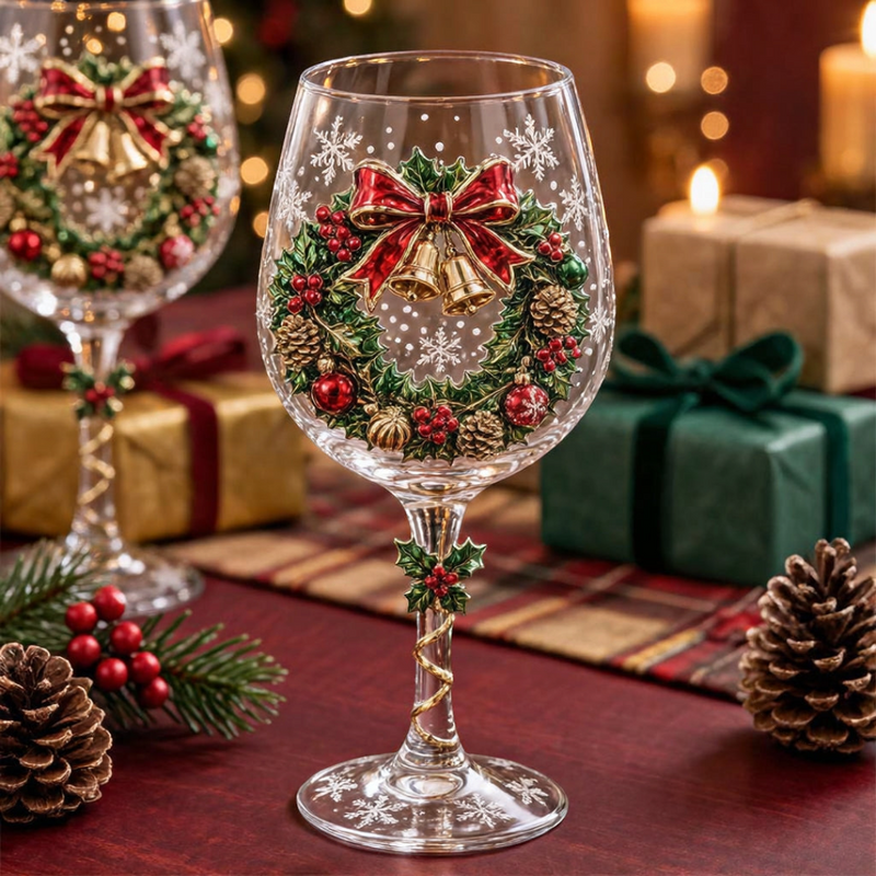 Yulegoblet – Christmas Glass Set With Festive Designs