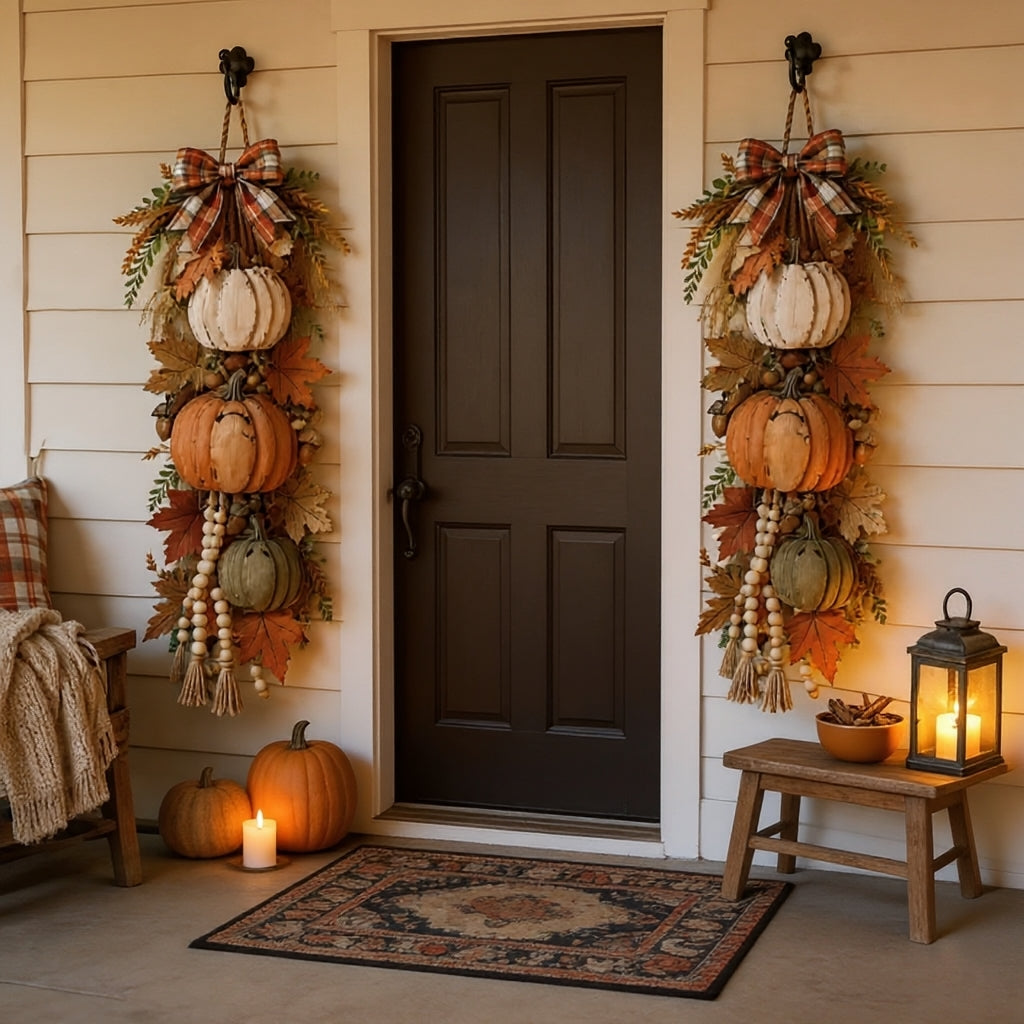 Pumpkinwarm – Wooden Pumpkin Decoration With Led Lights