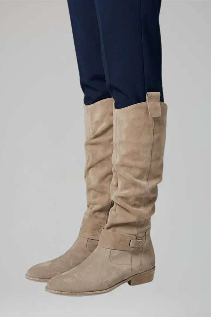Strapix - Women's High Boots With Side Zip