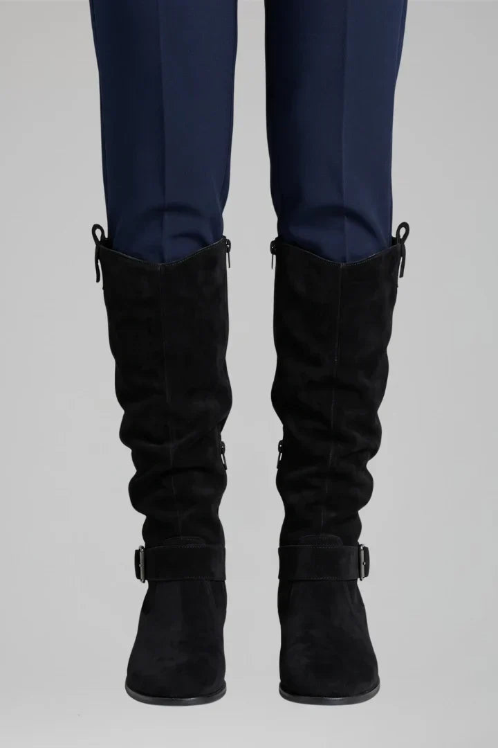 Strapix - Women's High Boots With Side Zip