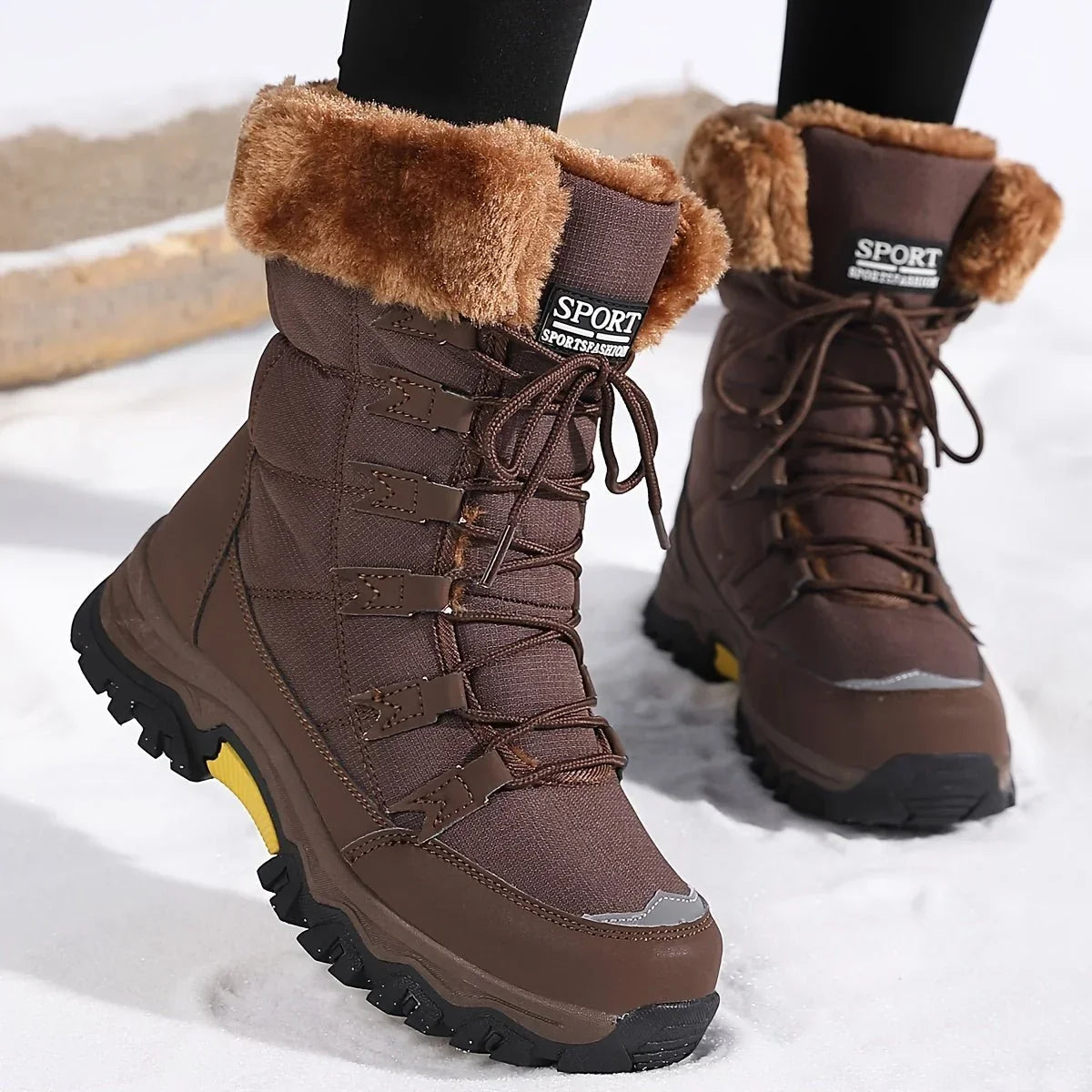 Grip - Women’s Boots with Profile Sole and Lining
