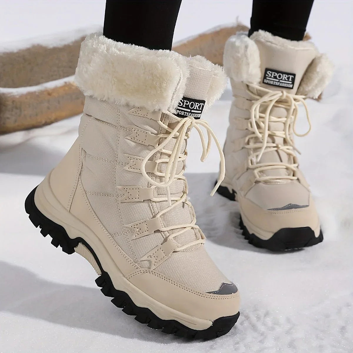 Grip - Women’s Boots with Profile Sole and Lining