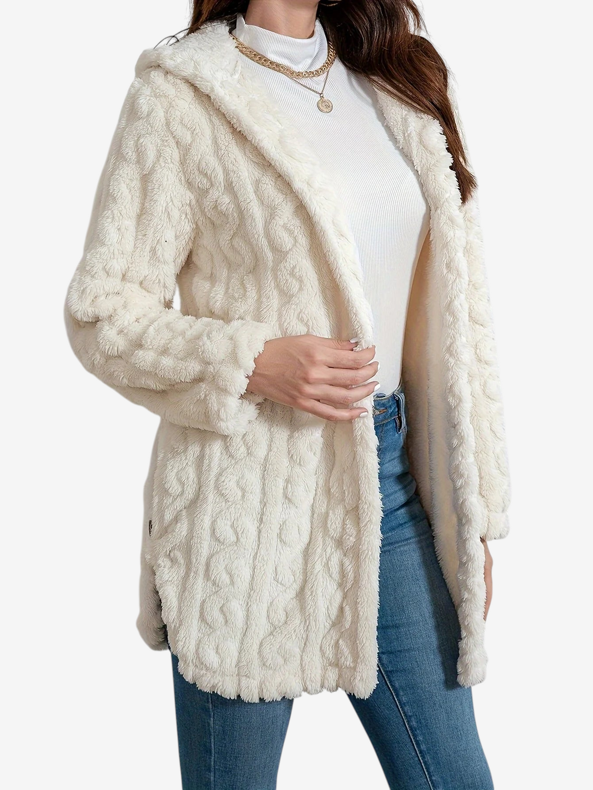 Flexknit - Lightly Stretchable Textured Knit Jacket