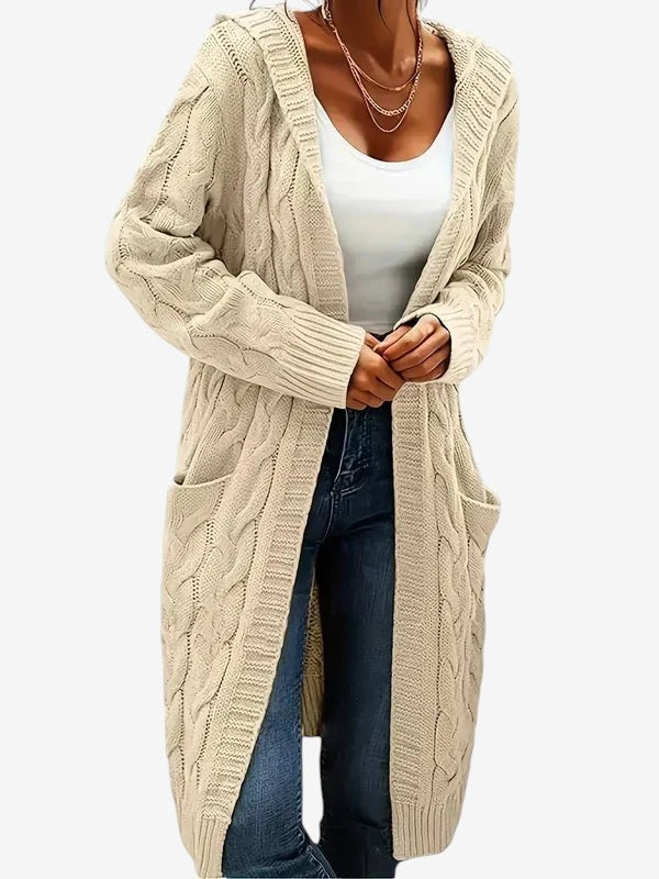 Vestrel -Collarless Knitted Vest with Front Pocket
