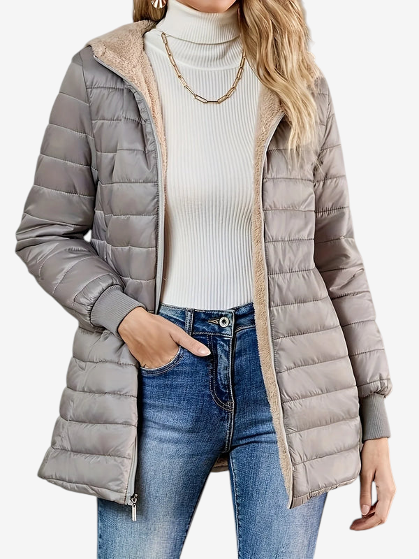 Frostzip - Long Coat with Zipper Closure