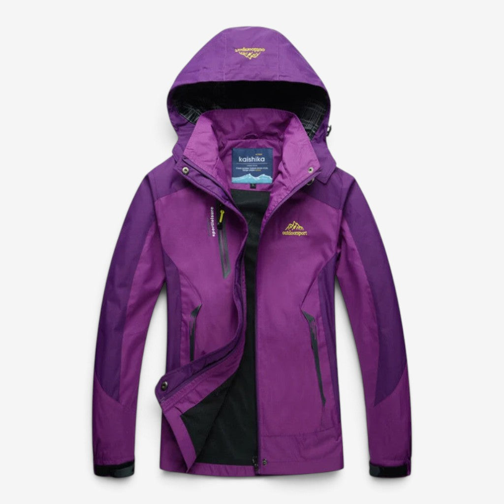 Layer - Women’s Coat with Integrated Hood and Lining