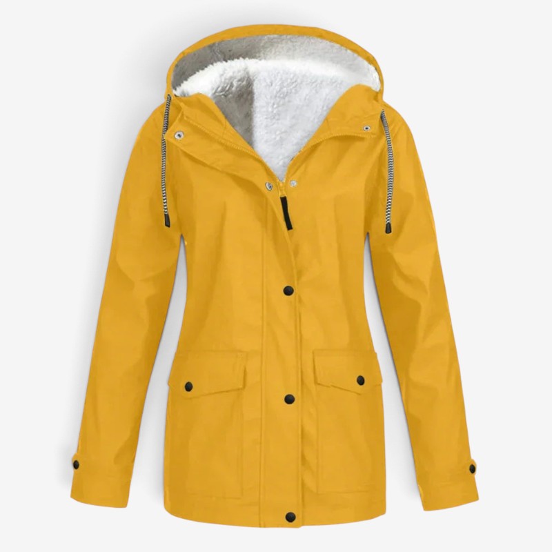 Style - Women’s Long Coat with Hood and Pockets
