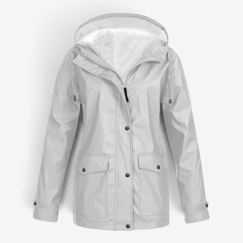Style - Women’s Long Coat with Hood and Pockets