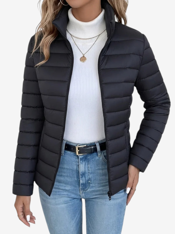 Quilrow - Light Quilted Jacket with Stand-Up Collar
