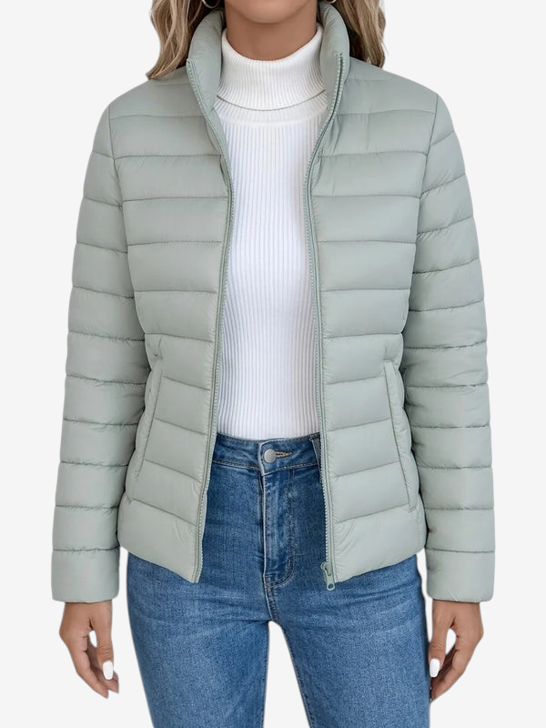 Quilrow - Light Quilted Jacket with Stand-Up Collar