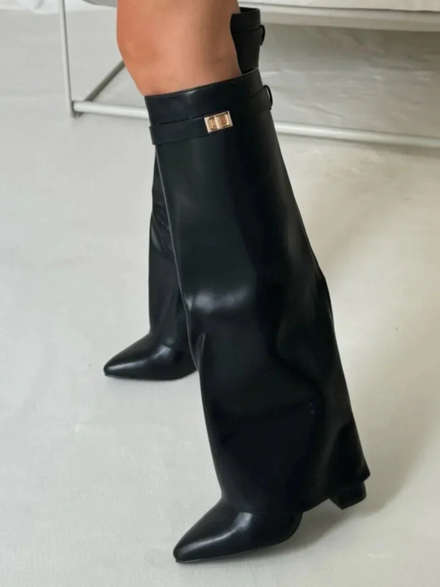 Tallstep - Ankle Boots with Knee-High Design