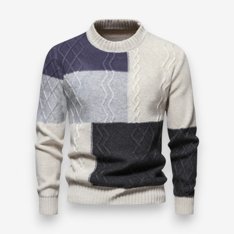 Julianus – Slim fit trui met lange mouwen en print Velani