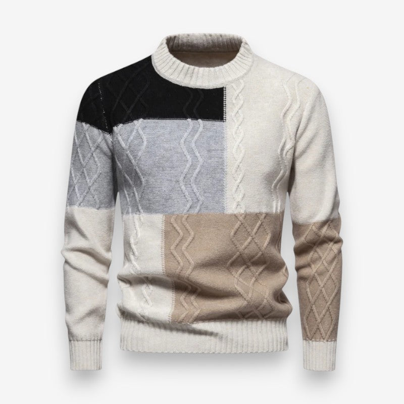 Julianus – Slim fit trui met lange mouwen en print Velani