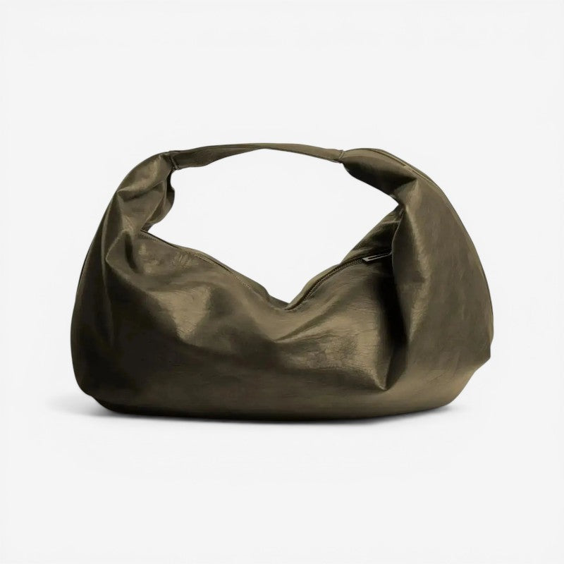 Women Large Shoulder Bag Zip Closure Interior Compartment