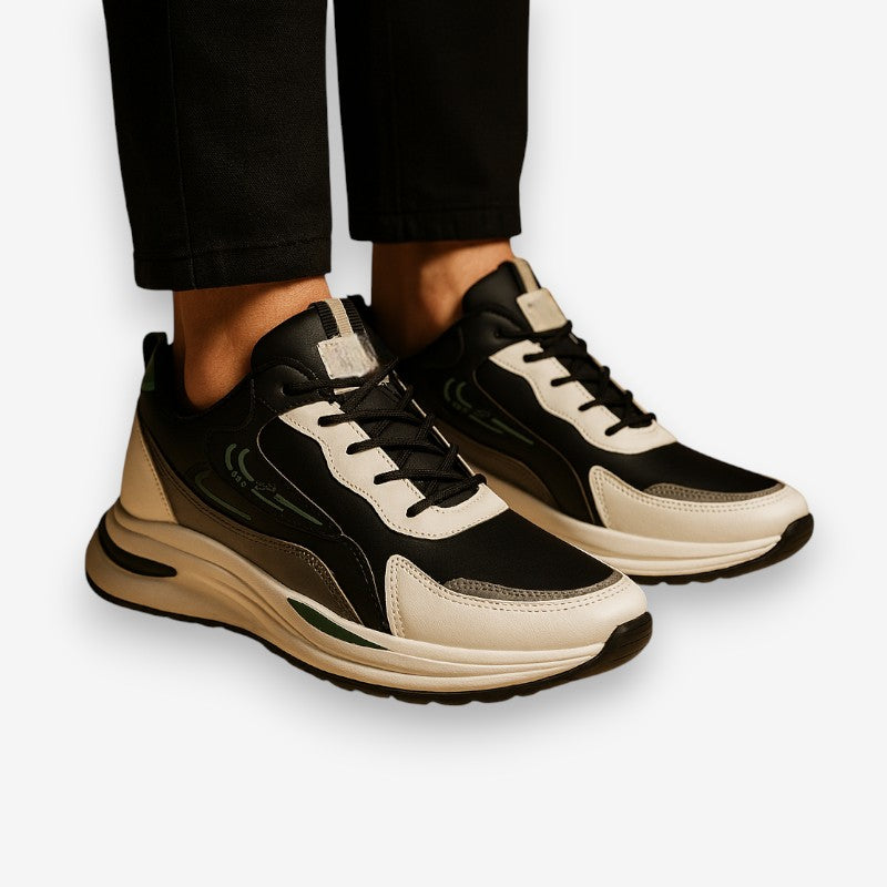 Daniel – Round Toe Sneakers with Anti Slip Grip Design