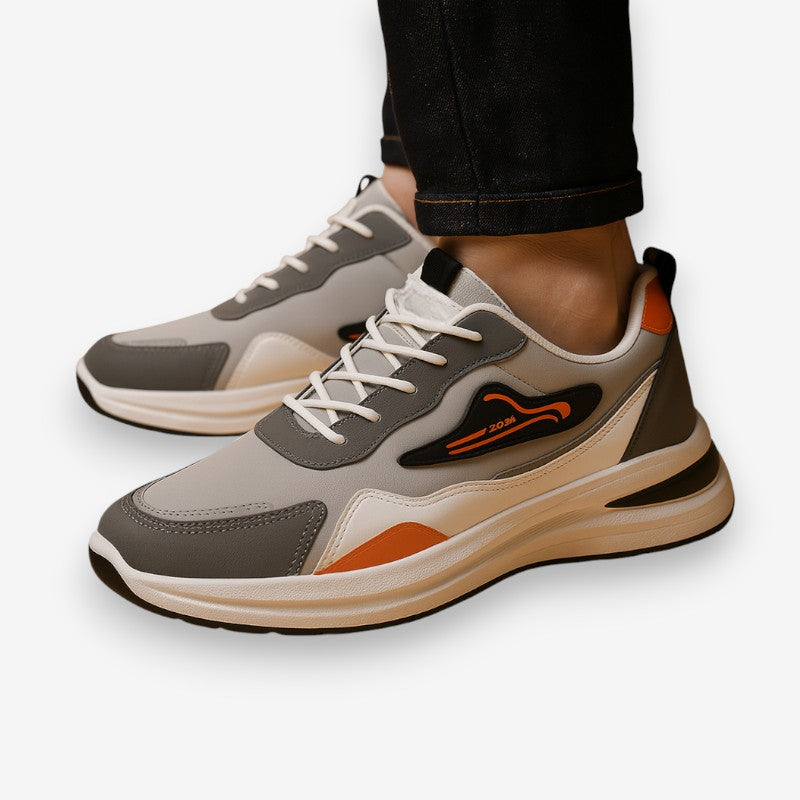 Daniel – Round Toe Sneakers with Anti Slip Grip Design