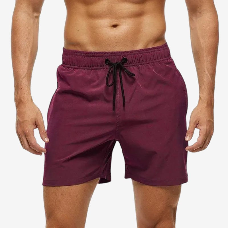 Men's Lightweight Breathable Shorts with Elastic Waistband