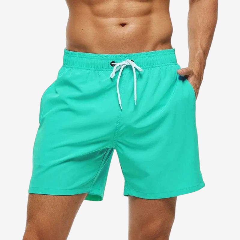 Men's Lightweight Breathable Shorts with Elastic Waistband