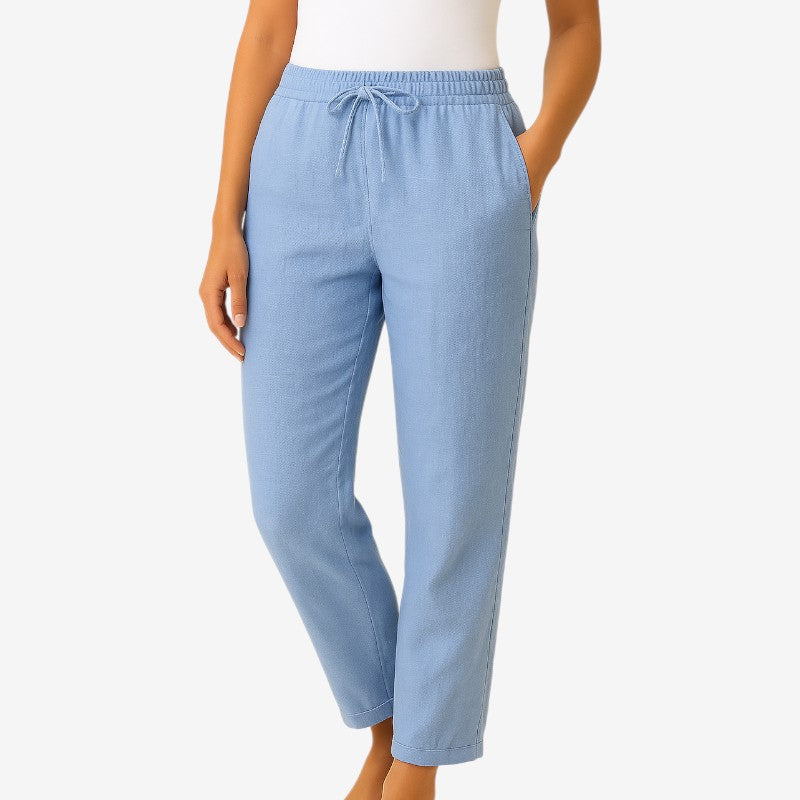 Stylish Women's Wide Leg Trousers with Pockets