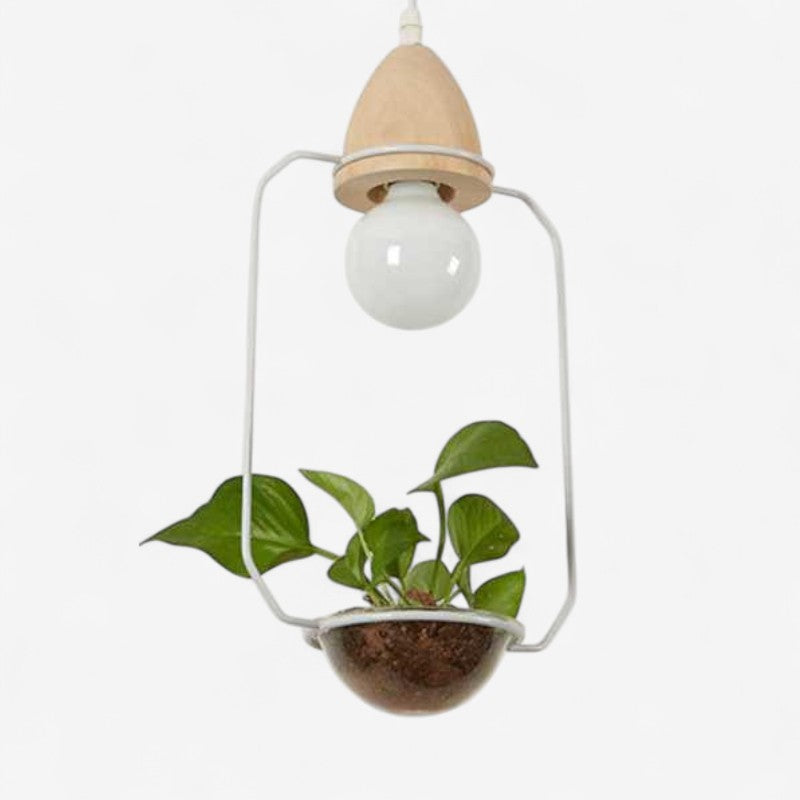 LumiBloom – Decorative LED Pendant Lamp with Flower Pot Design