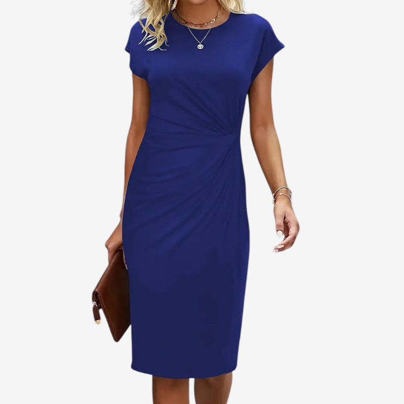 Twist Waist Bodycon Midi Dress for Women
